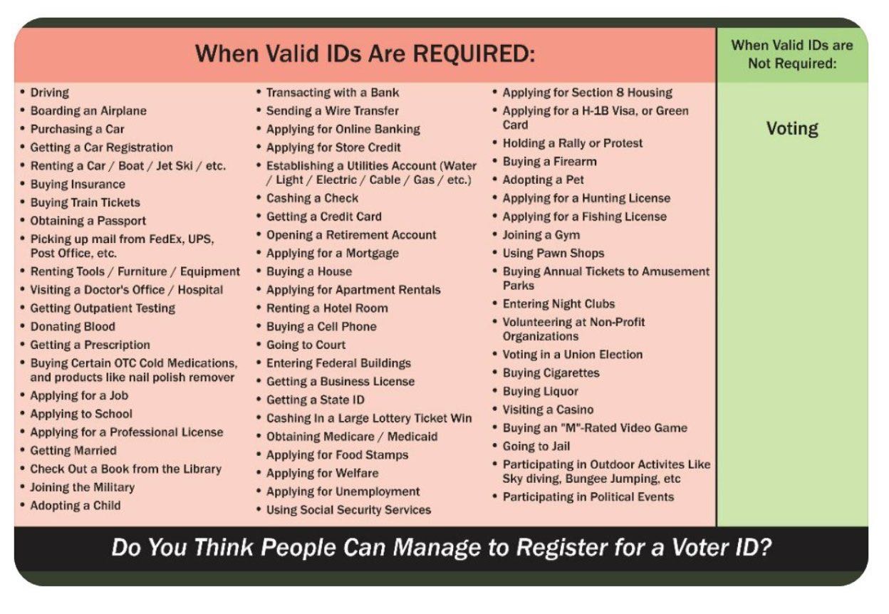 IDs for Voting?